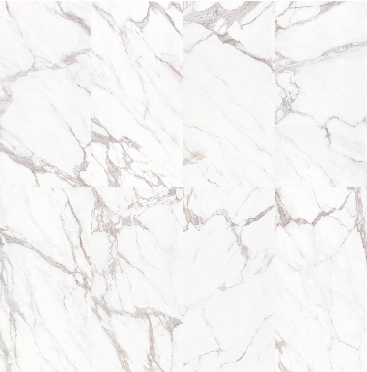 Плитка белая Statuario Calacatta 600 1200мм