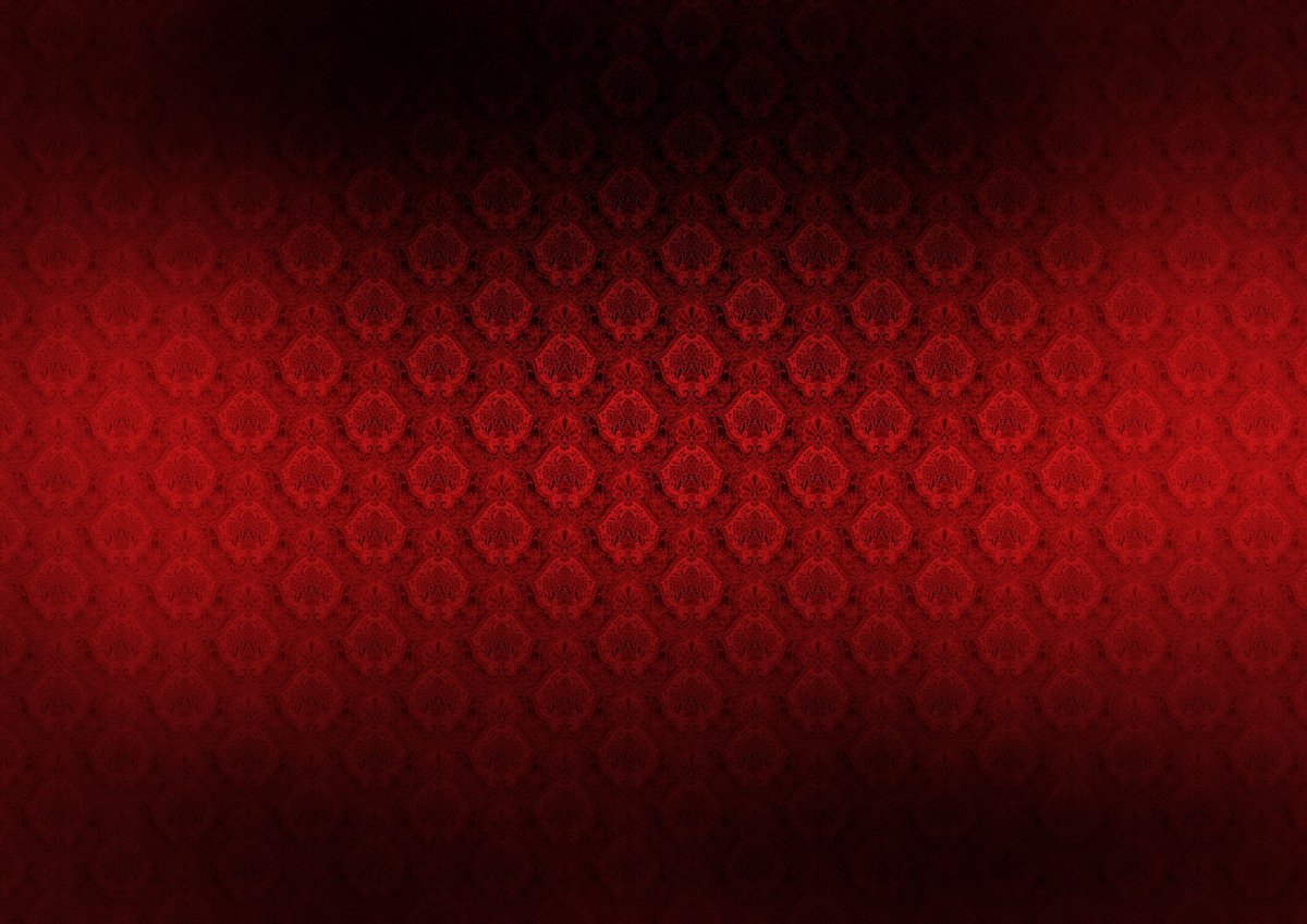 Красный фон с узорами