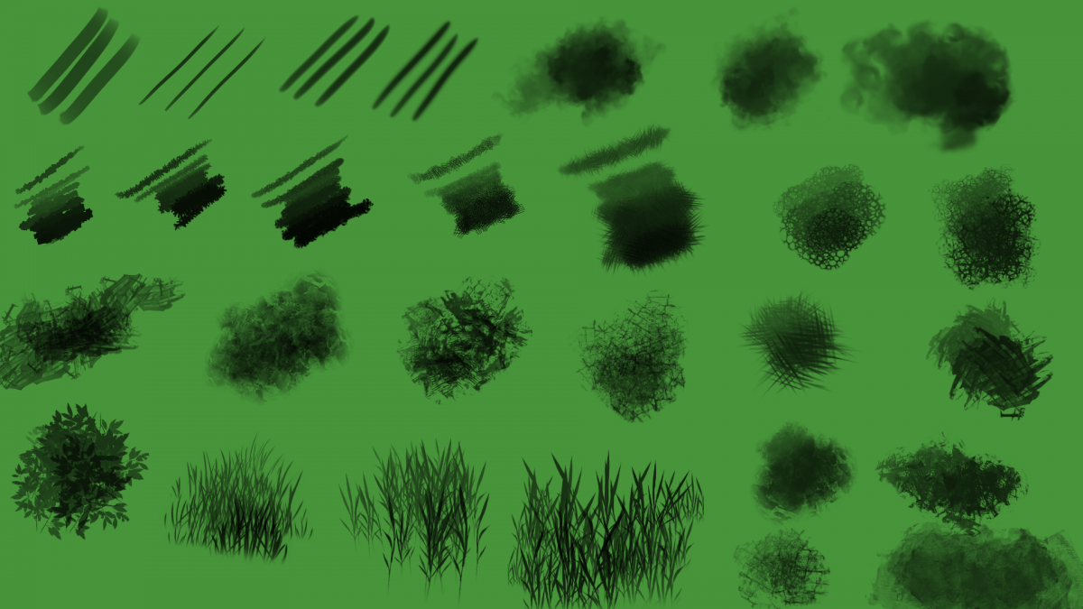 Кисть для травы в САИ 2