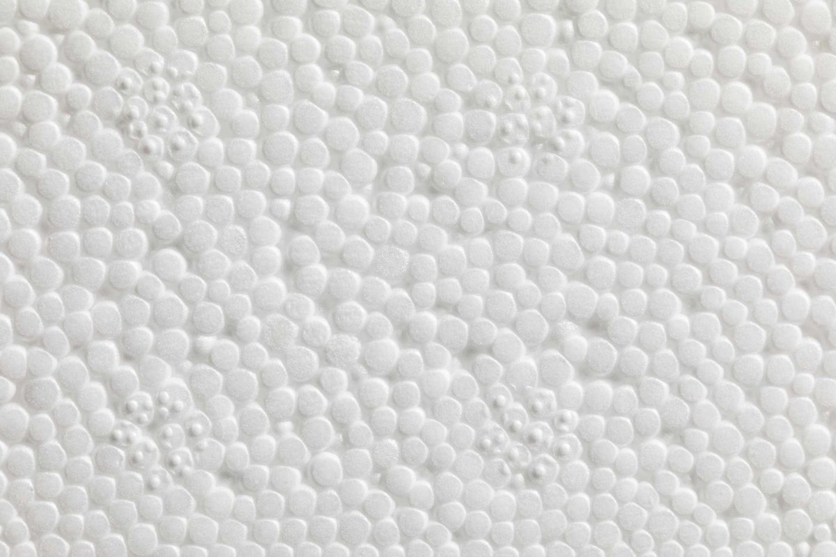 Фактура пенополистирола