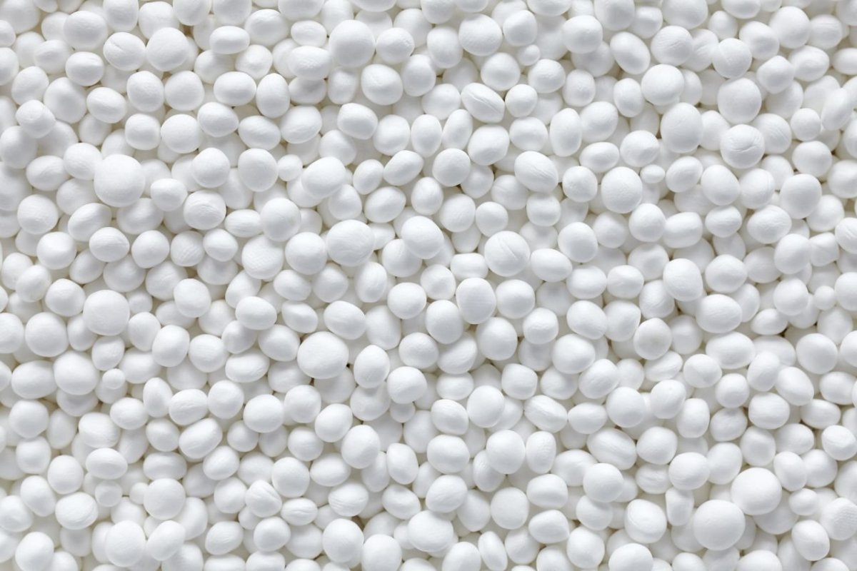 Пенопластовый наполнитель текстура