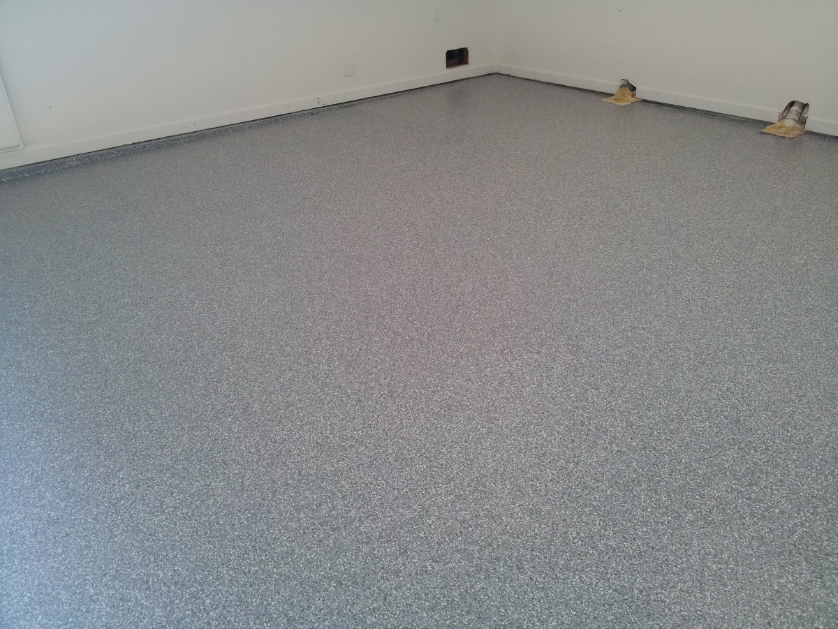 Наливной пол матовый