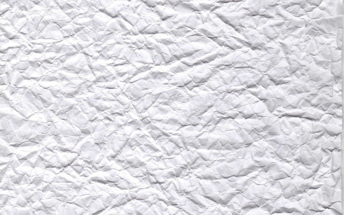 Белая мятая бумага