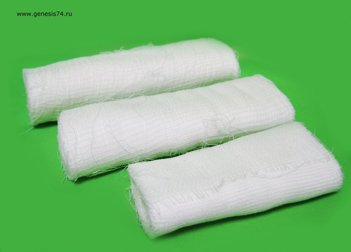 Бинт марлевый, медицинский нестерильный 5м*7см