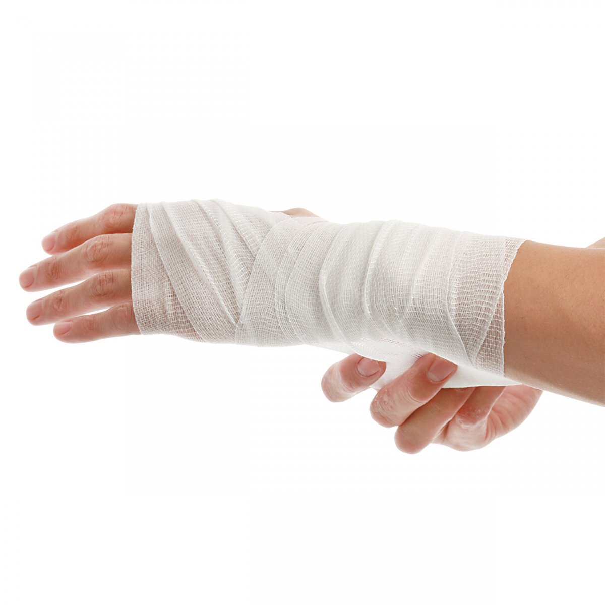 Кровавая повязка на голове