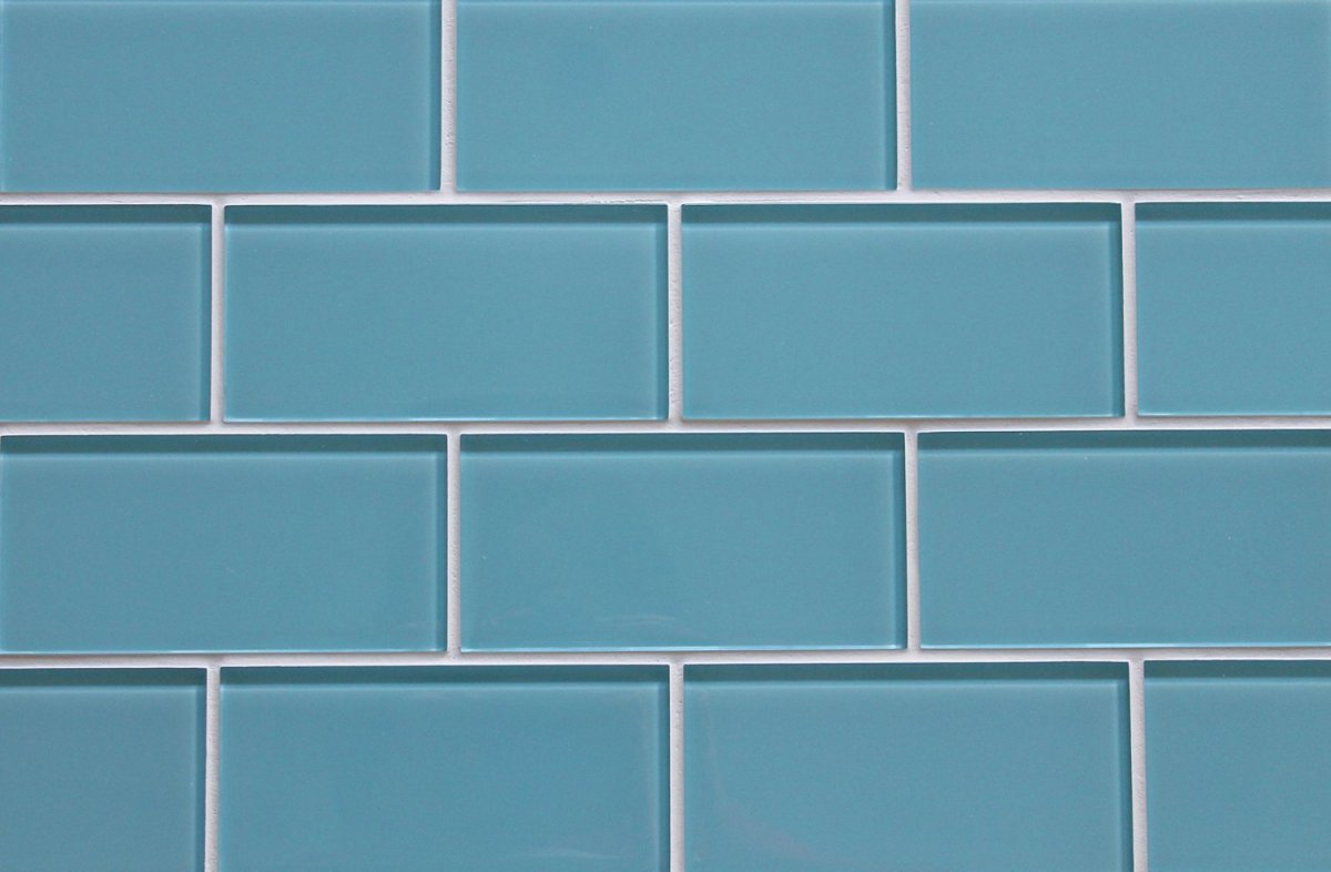 Плитка кабанчик голубая