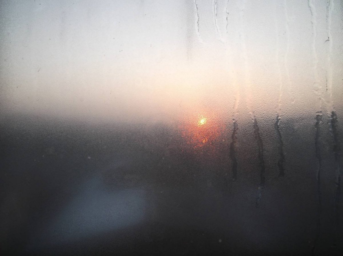 Запотевшее окно в машине