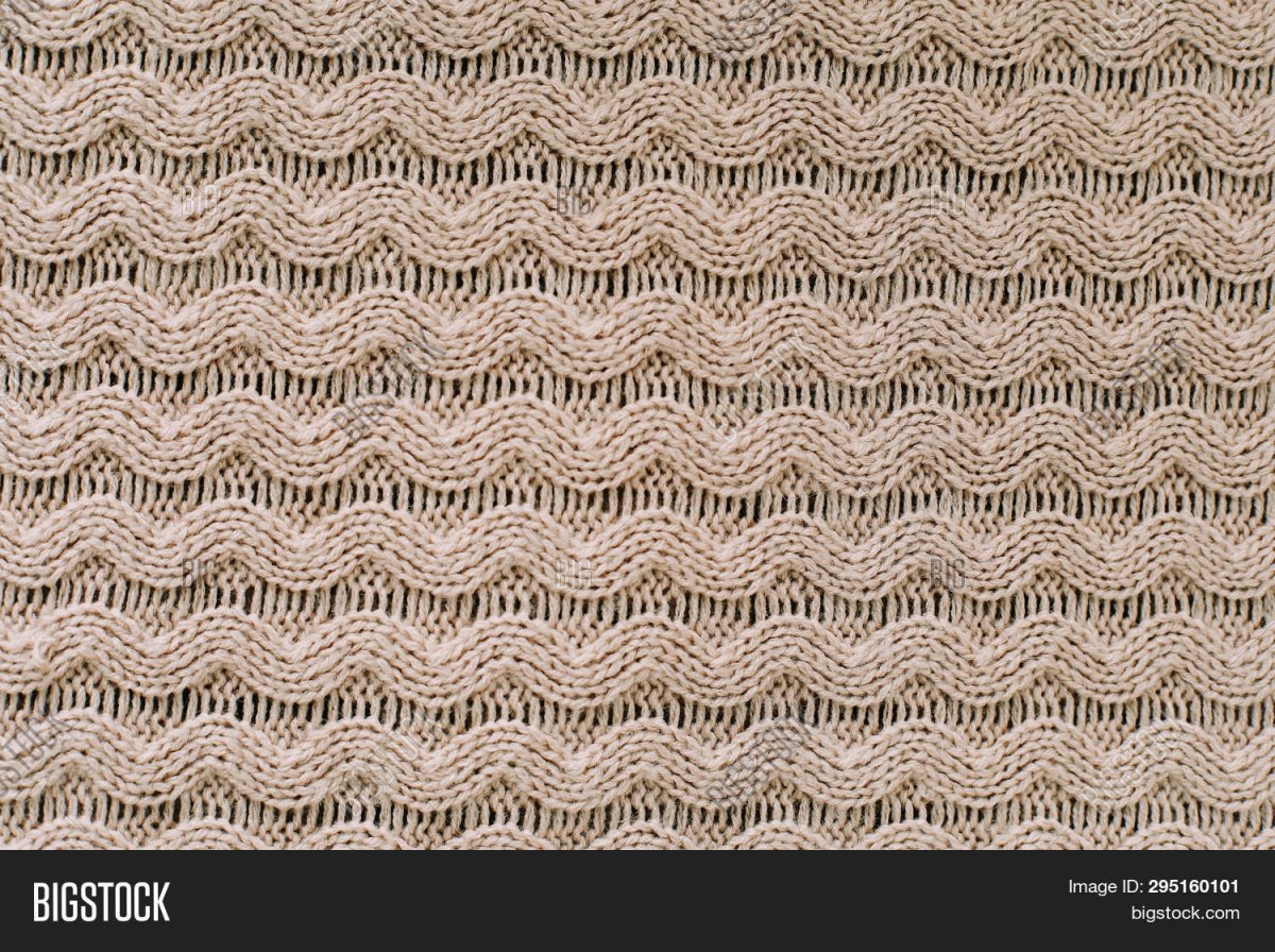 Шерстяные вязаные ткани с узором