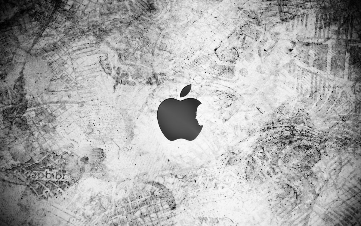 Айфон яблоко картинка на черном фоне