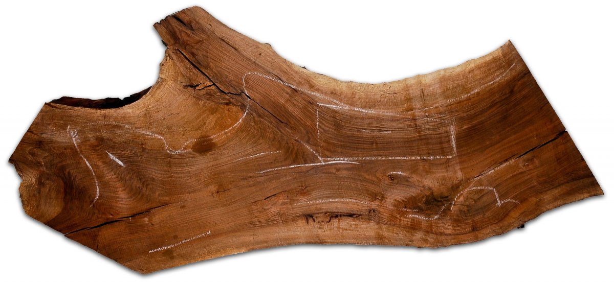 Слэб из дерева вид сверху