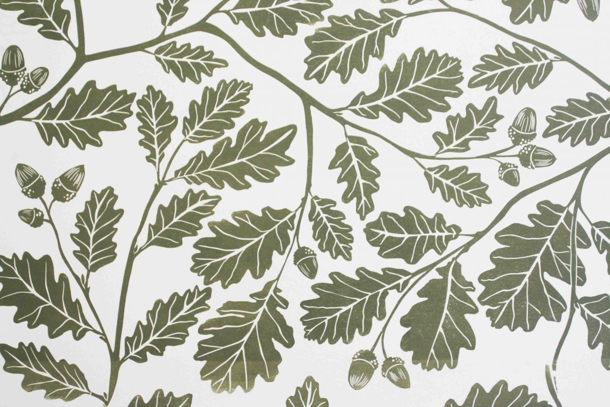 Фон листья дуба