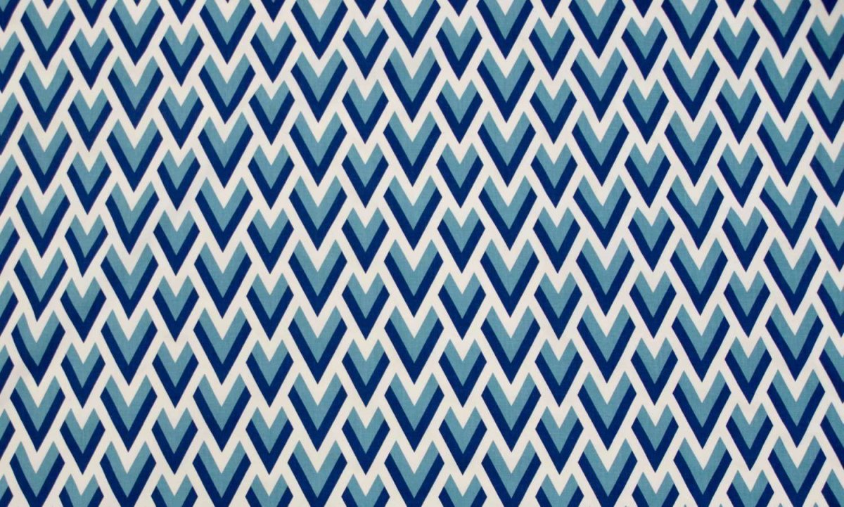 Геометрический принт на ткани