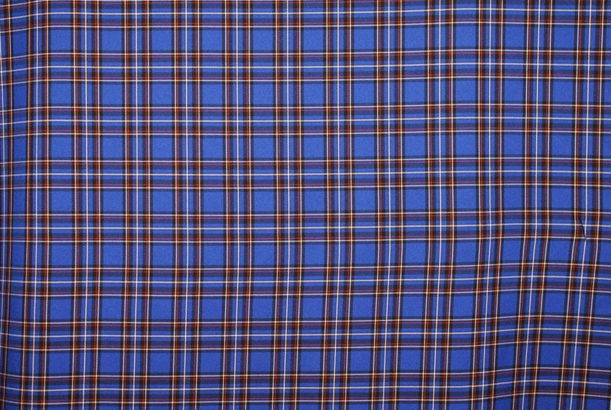 Синий тартан клетка