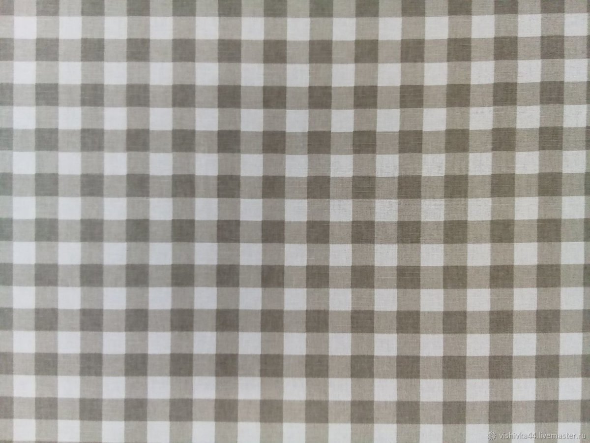 Ткань в клетку бесшовная