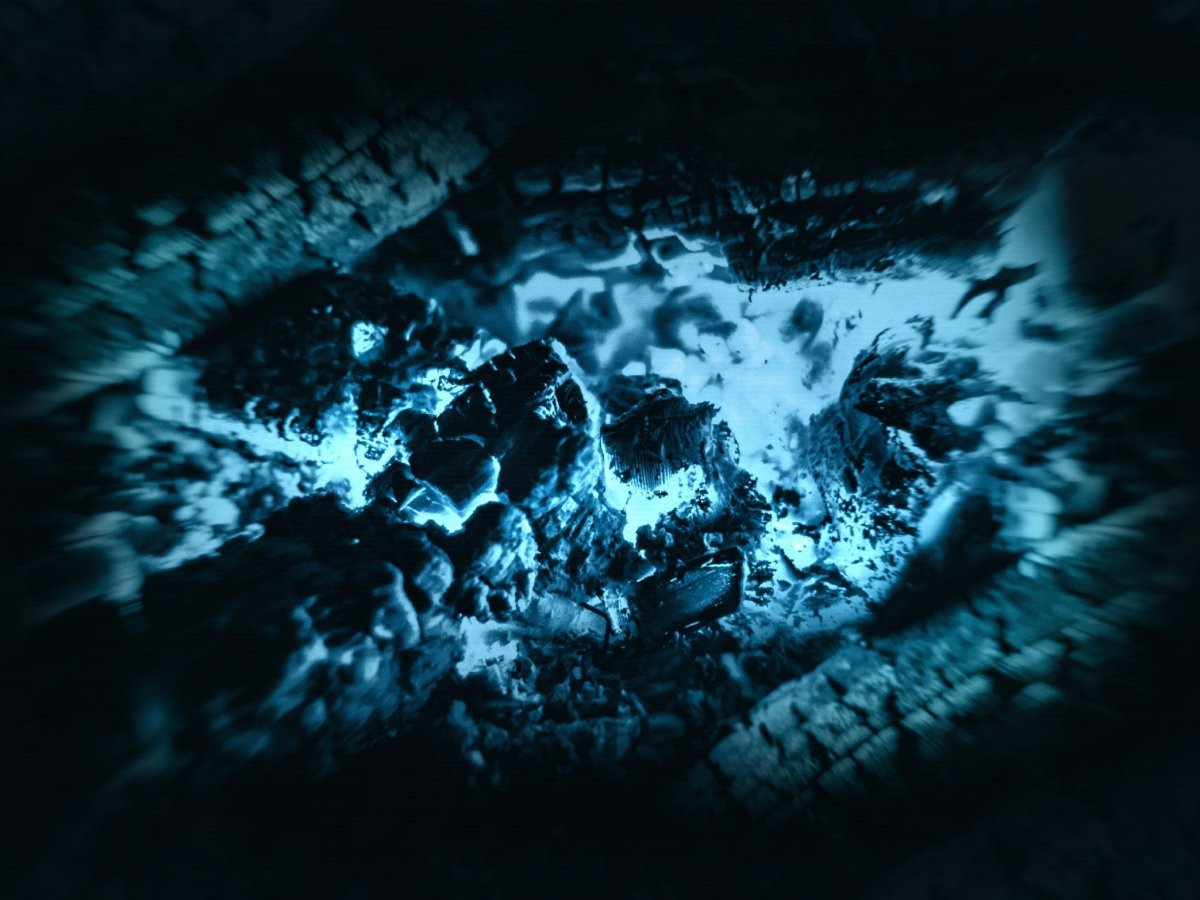 Огонь дым искры