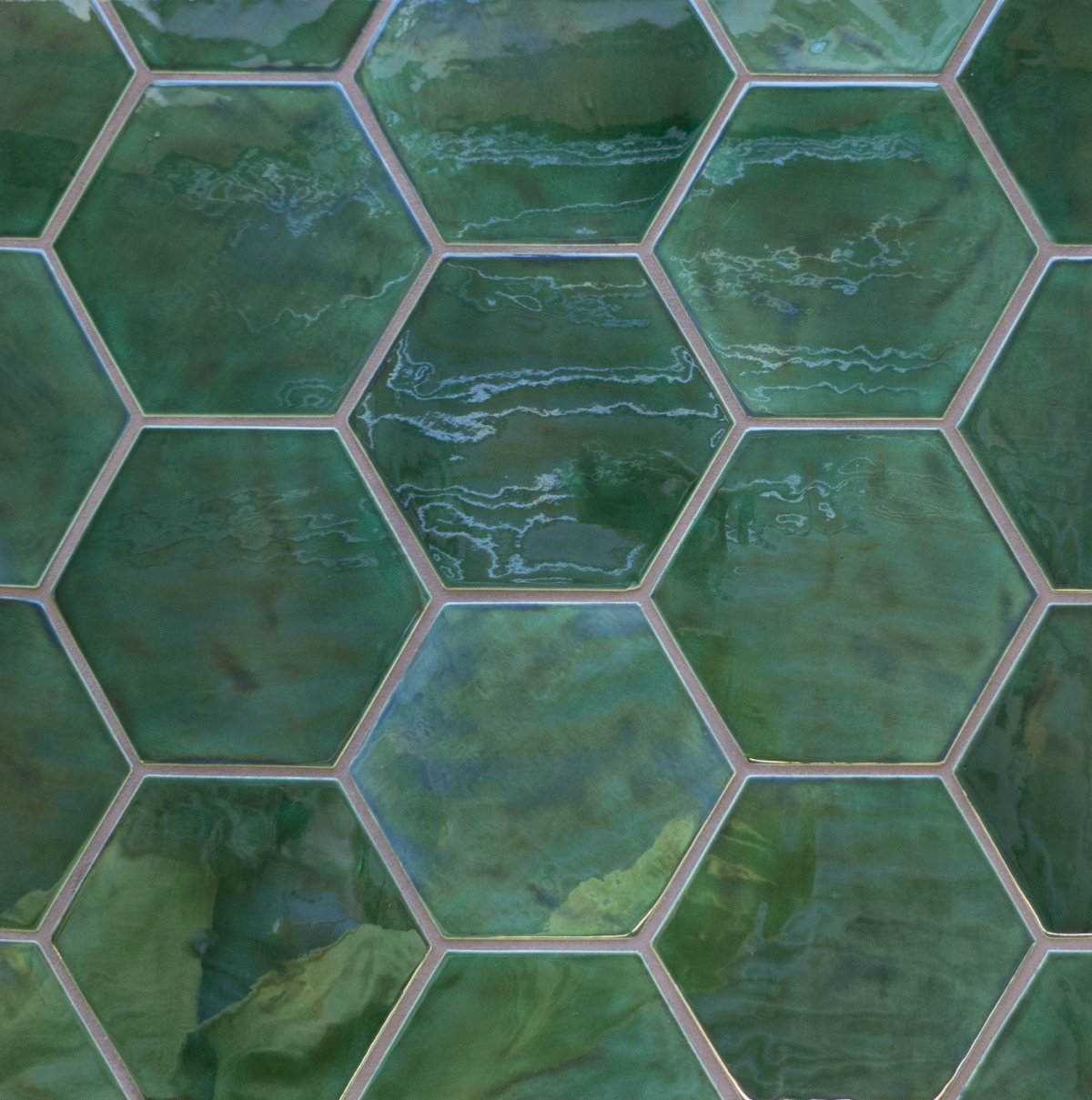 Плитка текстурная матовая зеленая