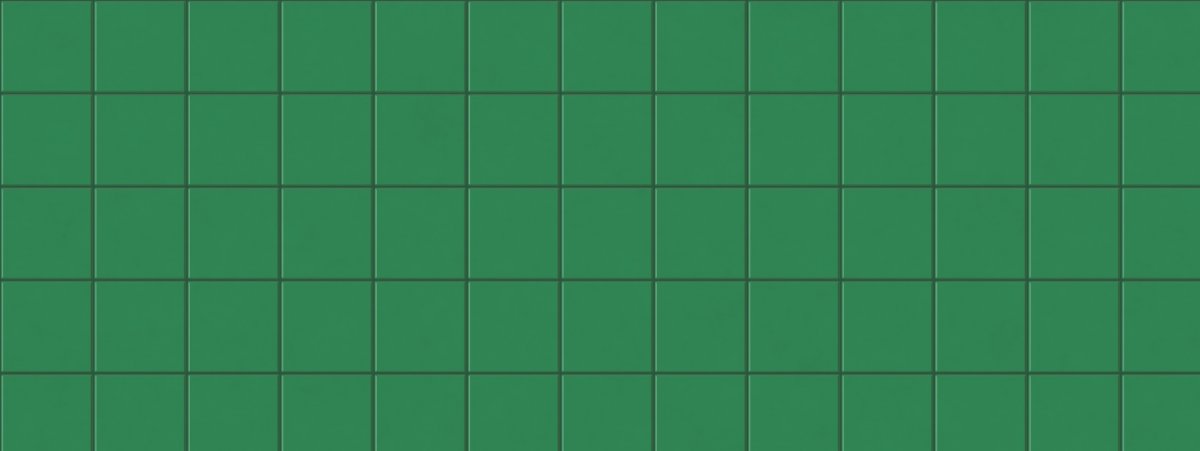 Плитка прямоугольная зеленая