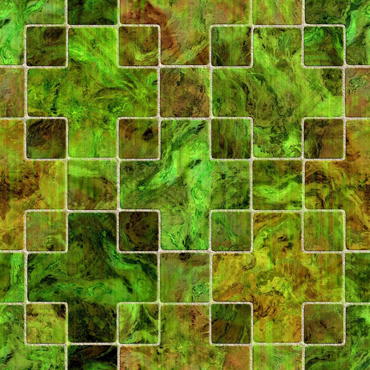 Плитка елочкой зеленая