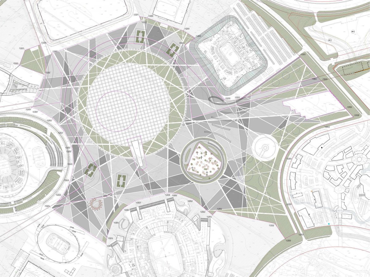 Задний фон для архитектурной подачи