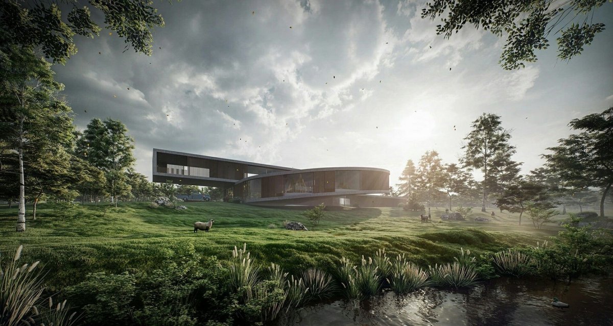 Люмион визуализация экстерьера