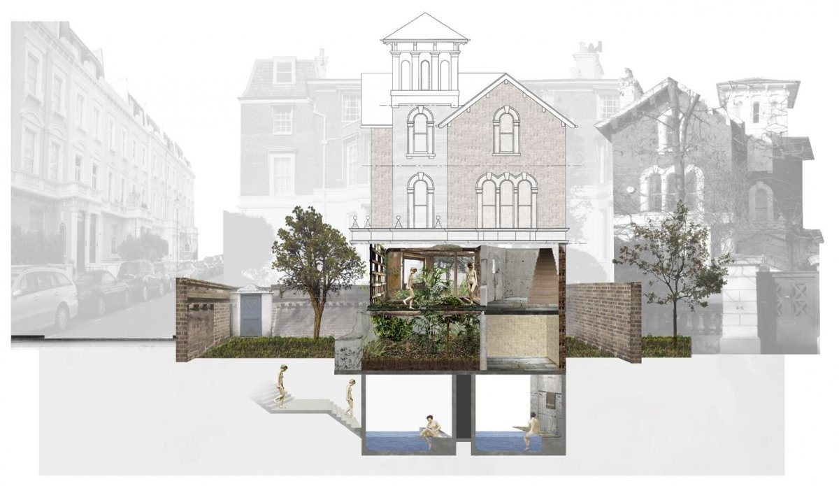 Коллажные подачи архитектура