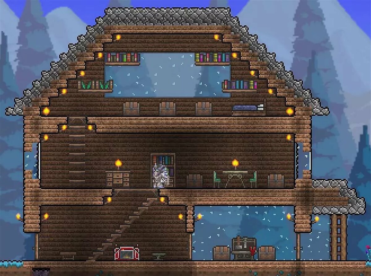 How to build housing in terraria фото 94