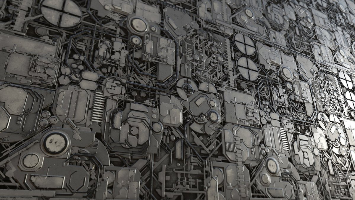 Фактура космического корабля