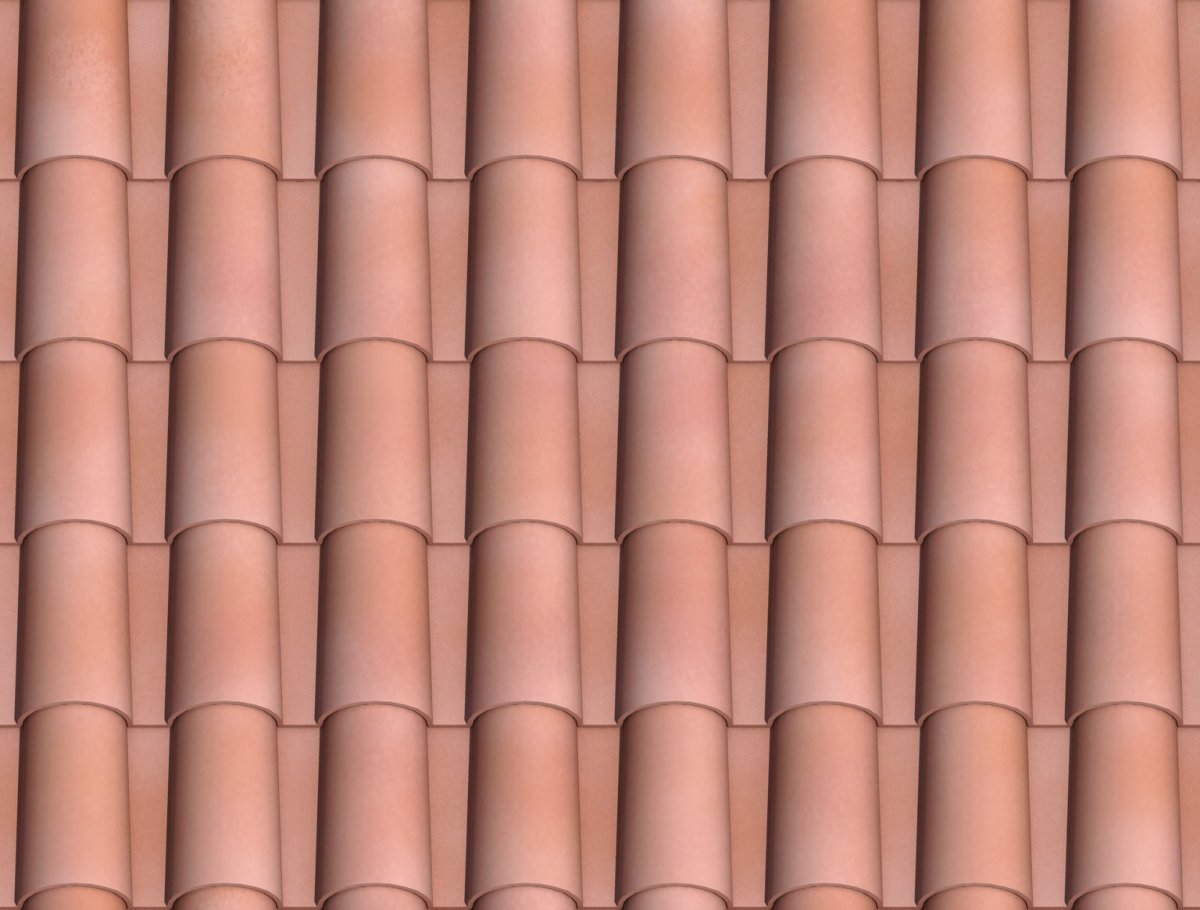 3ds Max черепица коричневая