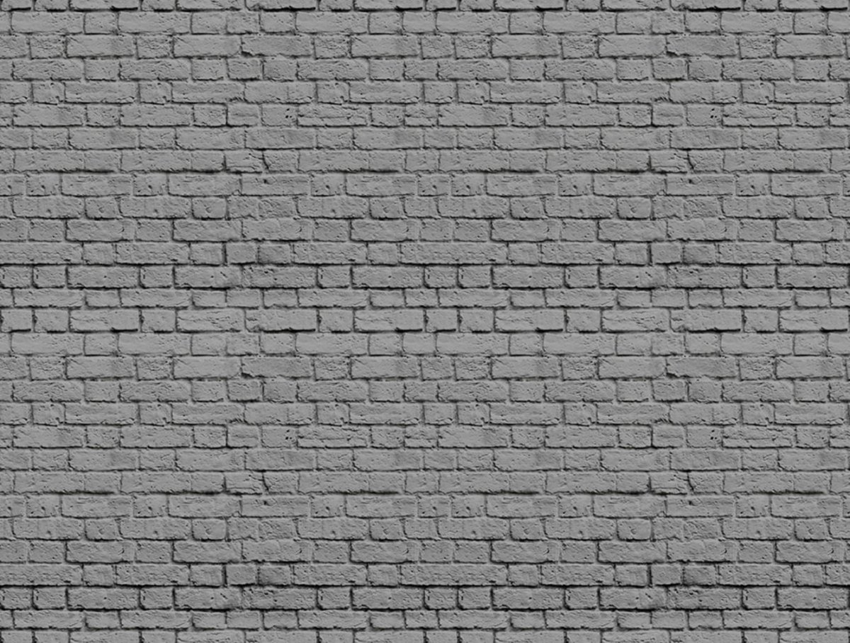 Серая кирпичная стена