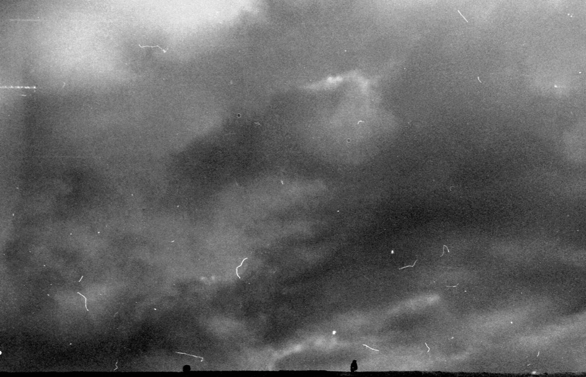 Старая плёнка царапины