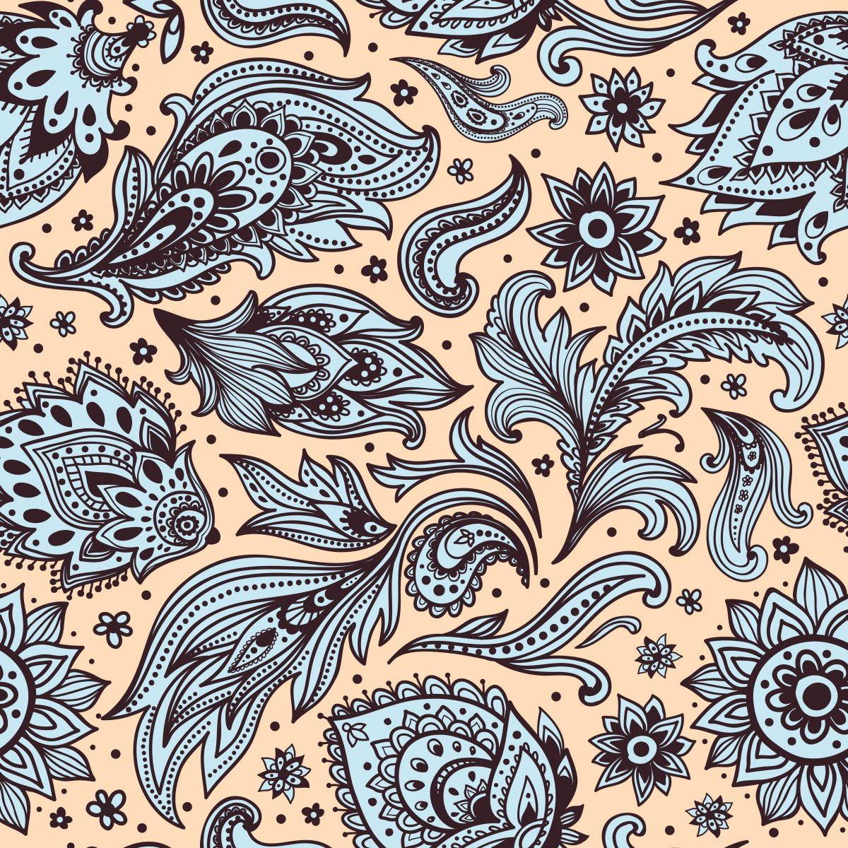 Турецкий огурец узор