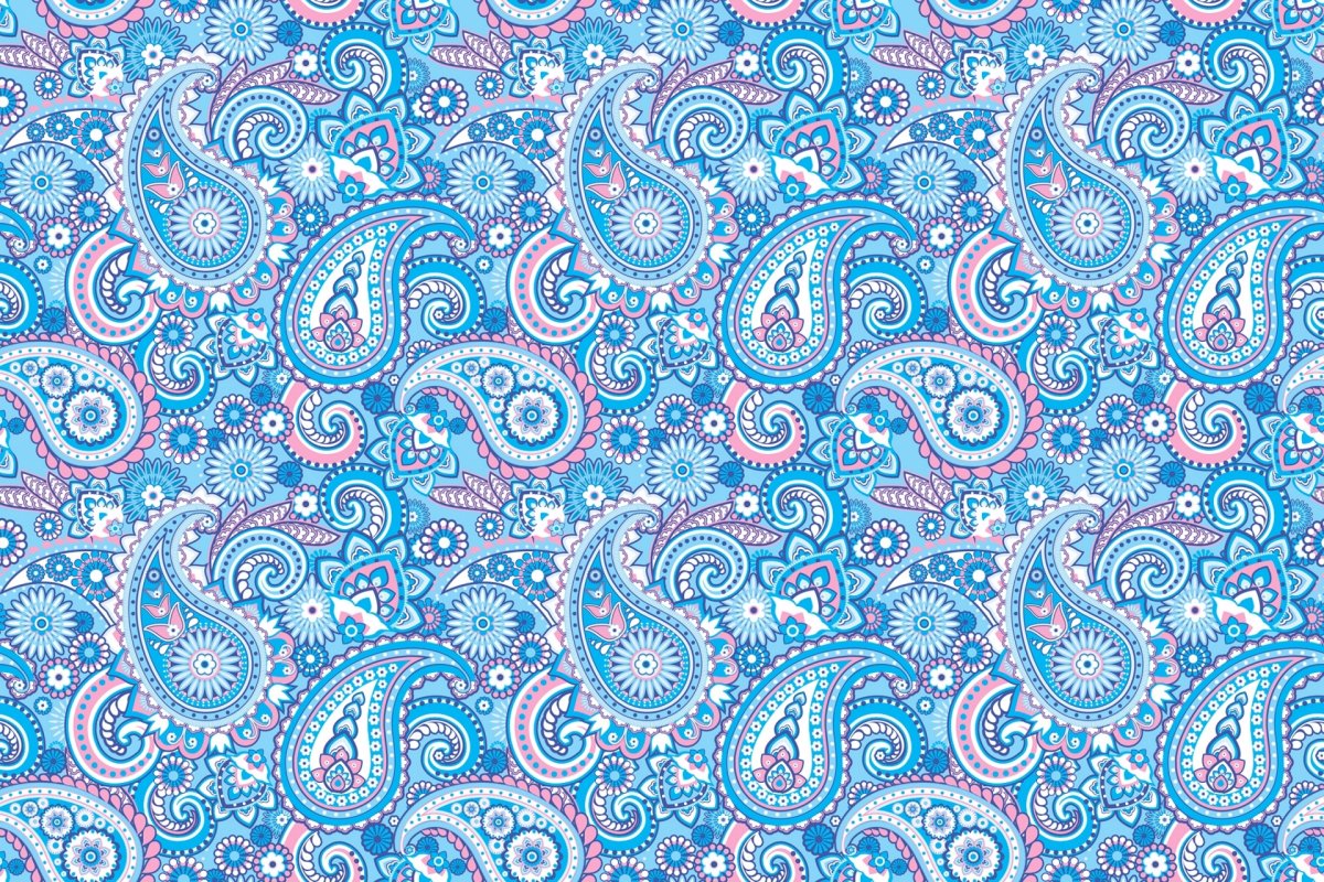 Узор пейсли красный бандана