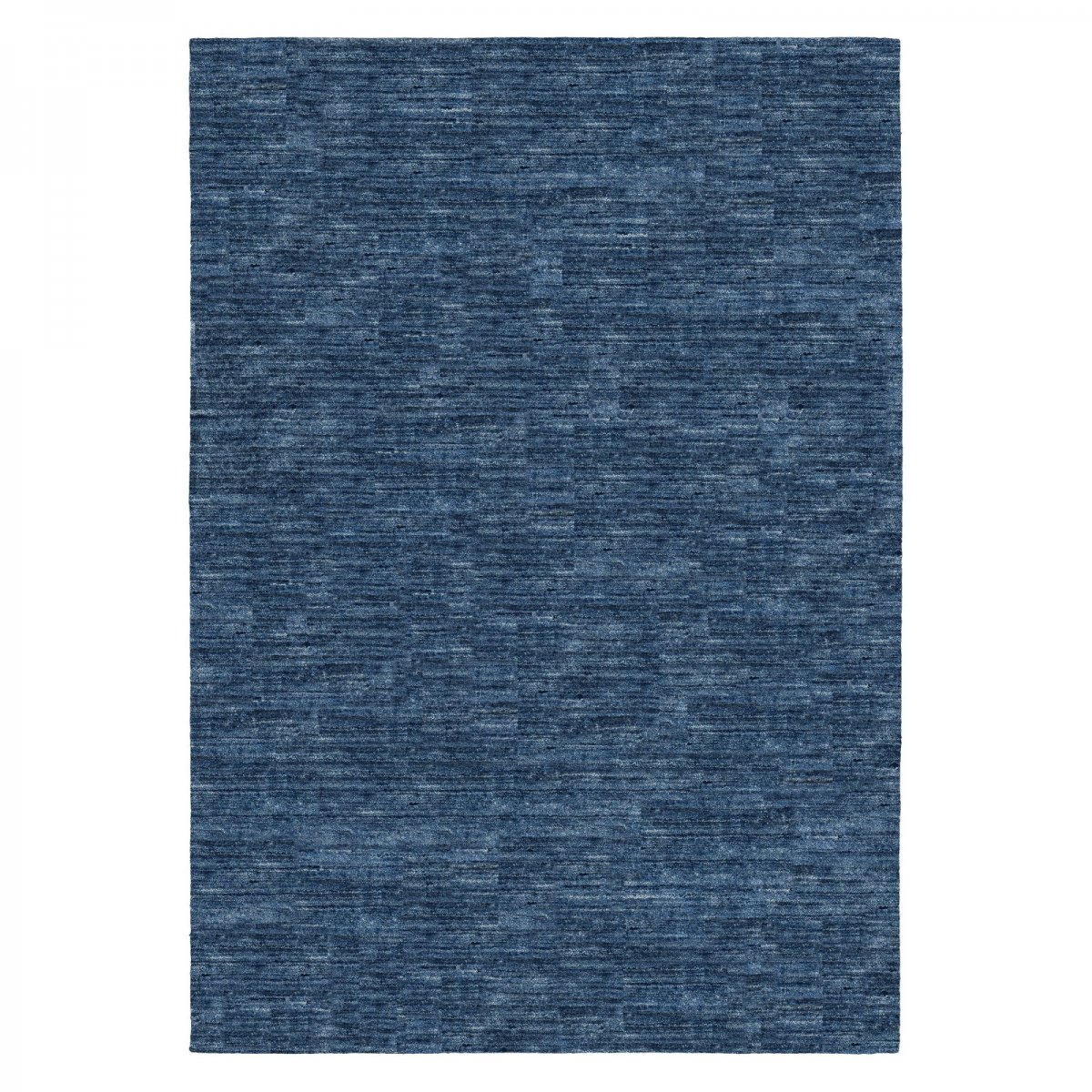 Однотонный синий ковер