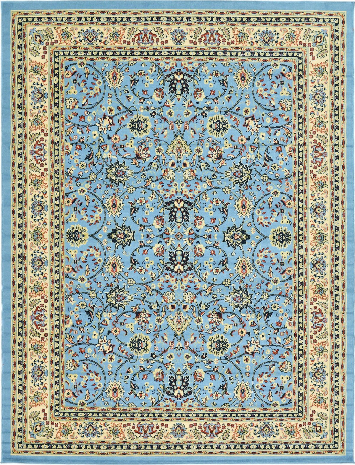 Ковер синий классический