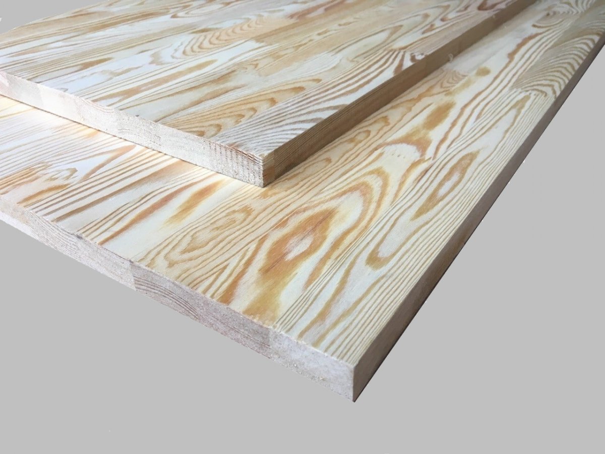 Мебельный щит лиственница 20 мм цельноламельный