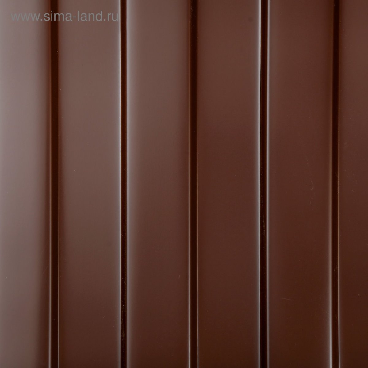 Профнастил коричневый шоколад рал 8017