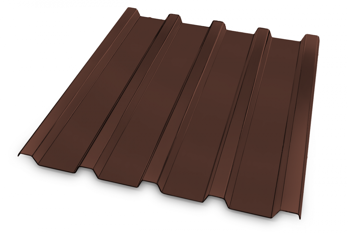 Профнастил с20 1,15х2 м 0,45 мм красное вино RAL 3005