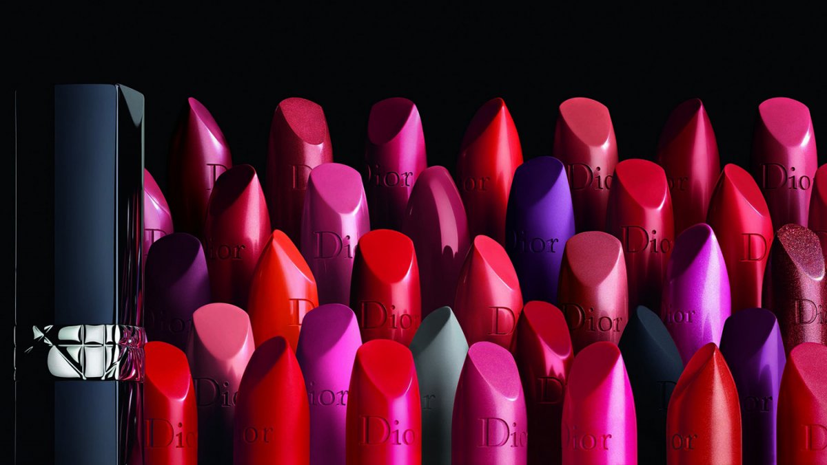 Красивый отпечаток губ