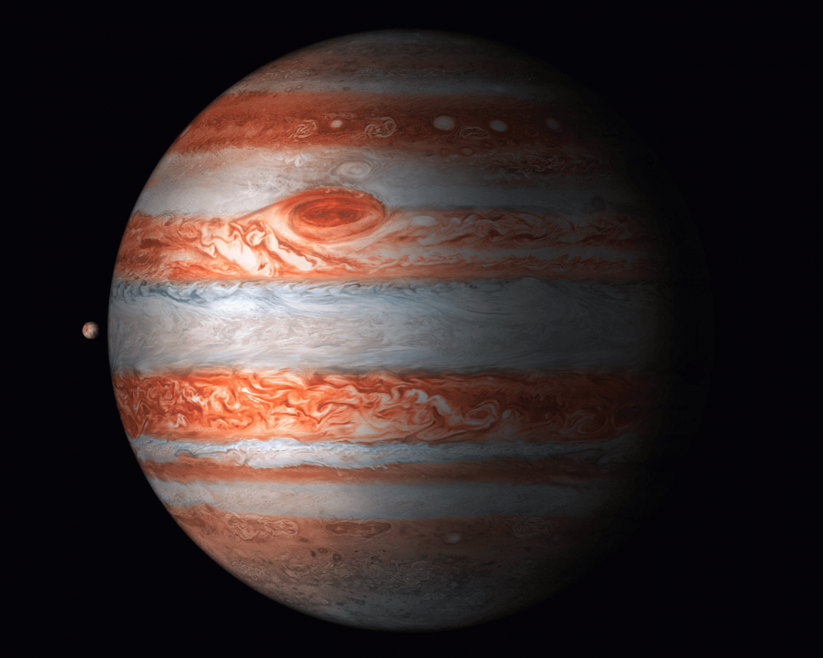 Текстура планеты Юпитер