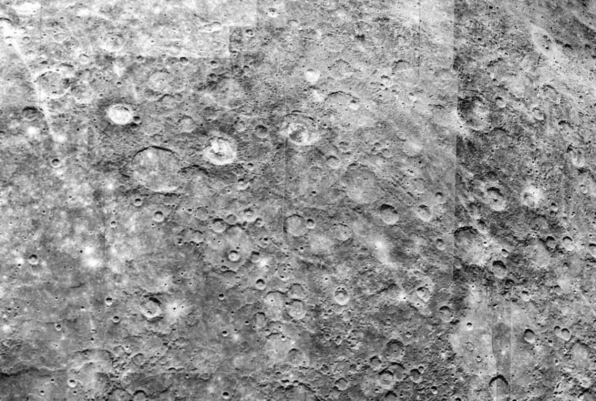 Меркурий снимки НАСА