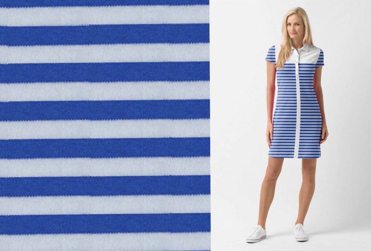 Трикотаж тельняшка ткань