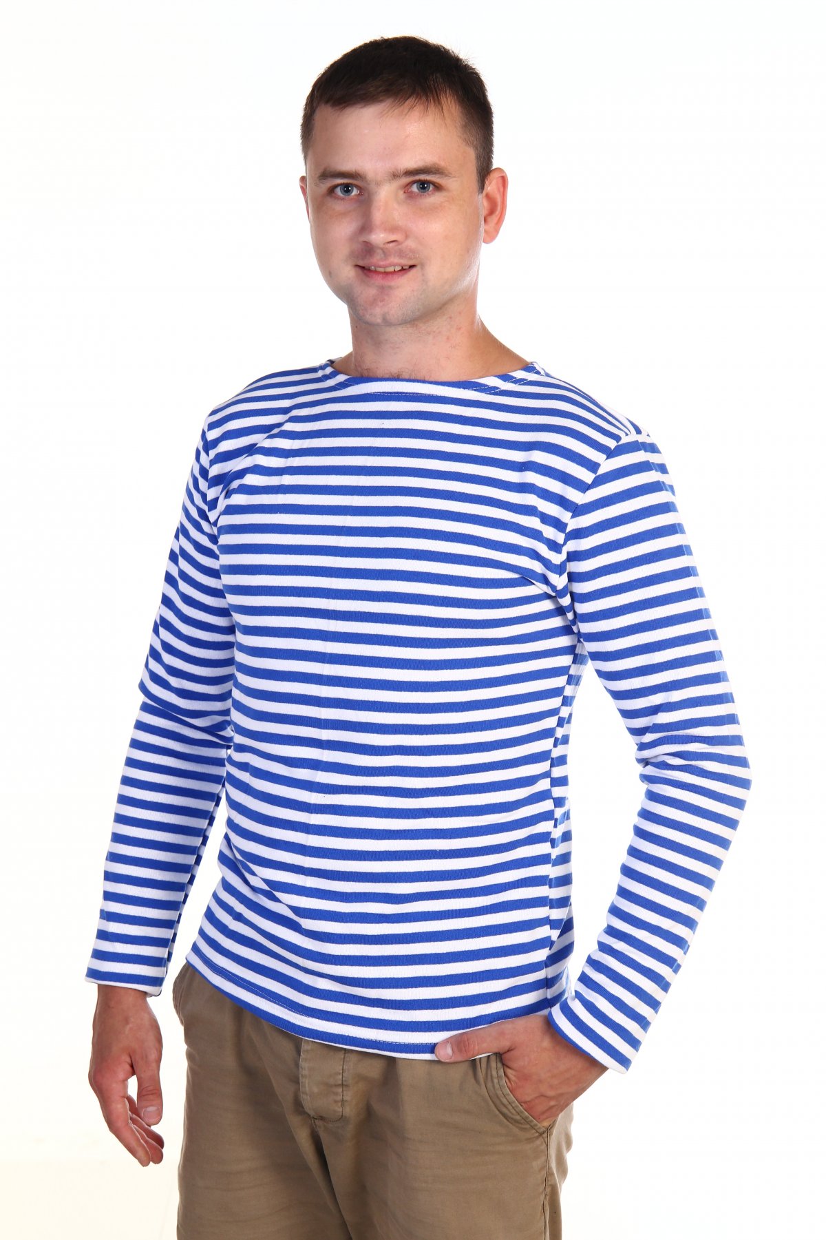 Тельняшка Троя (46, синий)