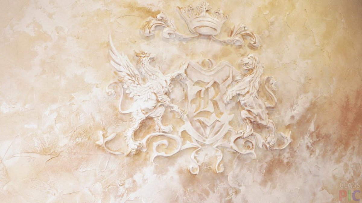 Барельеф на венецианской штукатурки