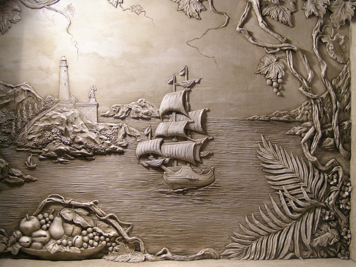 Фреска декоративная штукатурка