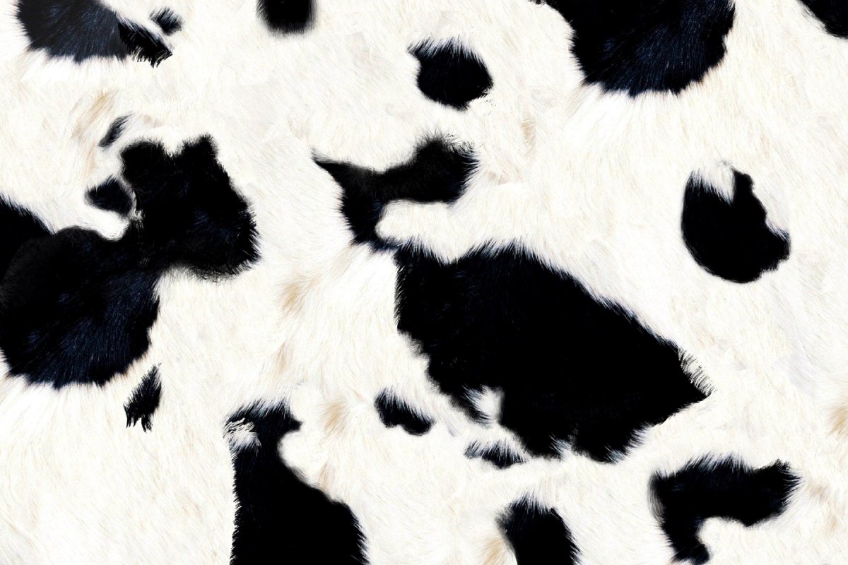 Cow fur pattern