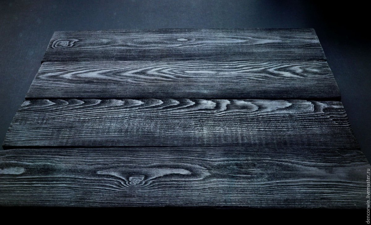 Черный паркет