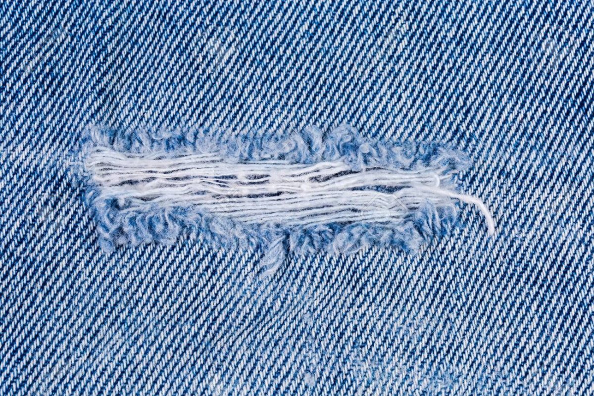 Порванные джинсы текстура