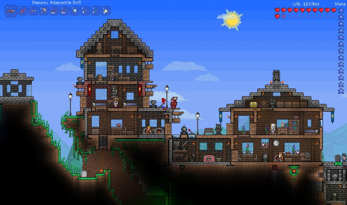 How to build housing in terraria фото 98
