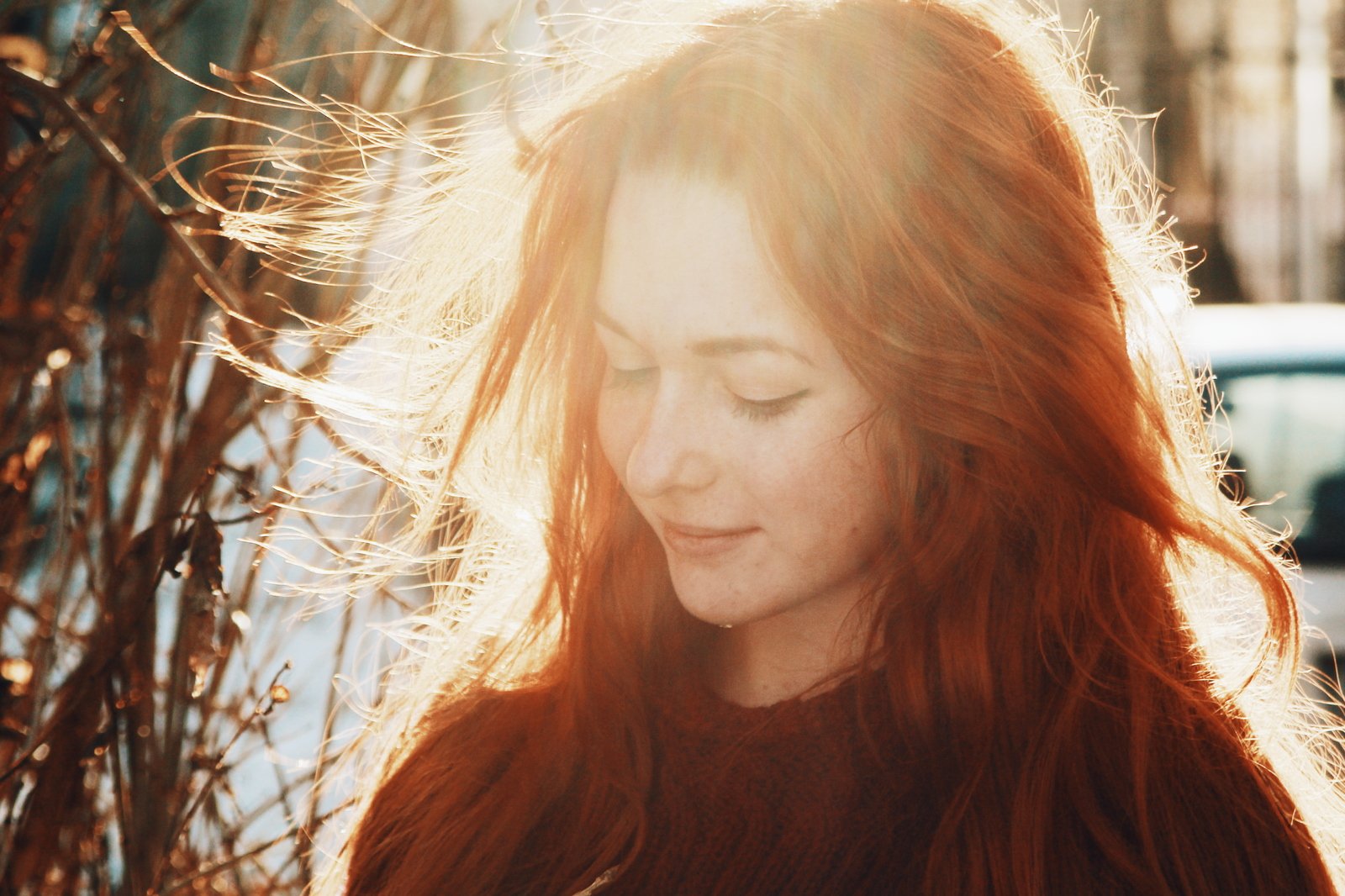 Рыжее солнце. Рыжая девушка на солнце. Фотограф Рыжик.