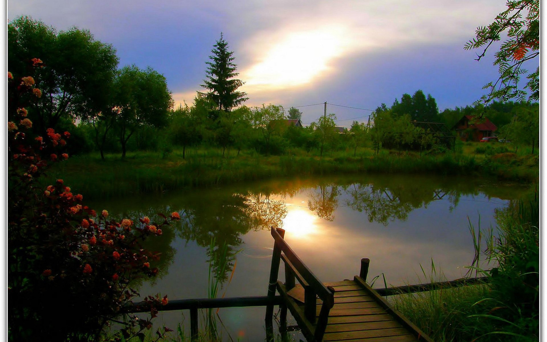 Красиво тихо спокойно. Ильинский пруд Серпухов. Летний пейзаж. Природа деревня. Природа вечер.